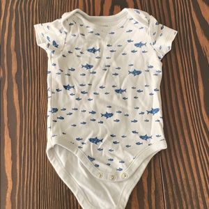 Gymboree shark print onesie